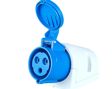 фото Настенная розетка IP 32А/230V/1P+N+E/IP44 PCE (ПЦЕ)