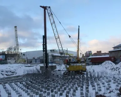 фото Копровая установка (Сваебой) на базе крана РДК 250.