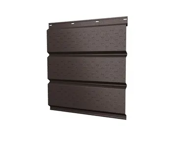 фото Софит металлический полная перфорация 0,5 PurPro Matt 275 с пленкой RAL 8017 шоколад