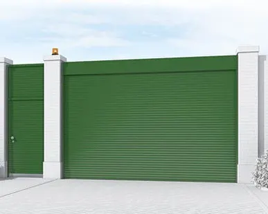 фото Рольворота DOORHAN механические профиль RH58 DoorHan