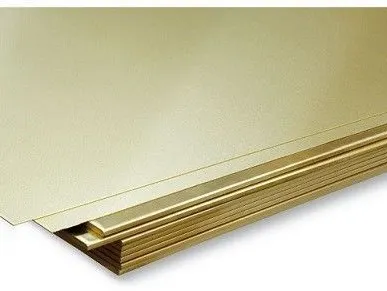 фото Лист латунный 1.2 мм х 600 х 1500 ЛС59-1Т