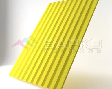 фото Профлист С-21 - 1050 мм (1000 мм) 00000337/5 RAL 1018 Полиэстер 0.5