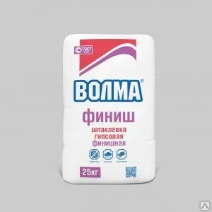 фото «ВОЛМА-ФИНИШ» финишная гипсовая шпатлевка, 25 кг
