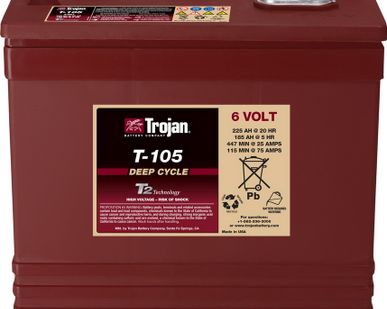 фото Аккумуляторная батарея Trojan T-105