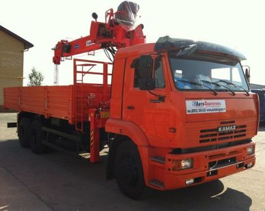 фото КАМАЗ 65117 с КМУ Kanglim KS 1256 G-2 TOP