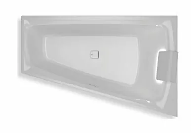 фото Встраиваемая акриловая ванна Riho Still Smart Led 170х110 L с подсветкой подголовника и сифоном (комплект)