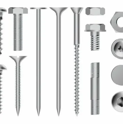 Фото №0 Болт нержавеющий с шестигранной головкой с фланцем DIN 6921 M5