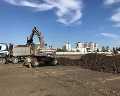 фото Комплекс земляных работ, копка котлованов, вывоз грунта