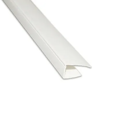 Фото №0 Элемент завершающий (стартовый) L-обр., белый 3м. (паз 10 мм)