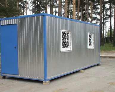 фото Бытовка без утепления и отделки 2.4 на 5