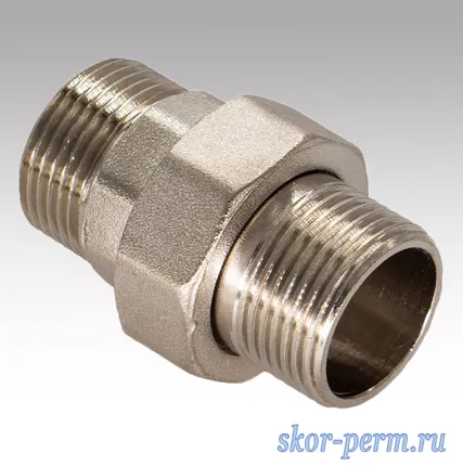 Фото №0 Соединитель разъемный никелированный 32 (1 1/4&quot;) внутренняя/внутренняя резьба