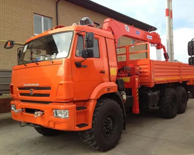 фото КАМАЗ 43118 с КМУ Kanglim 1256