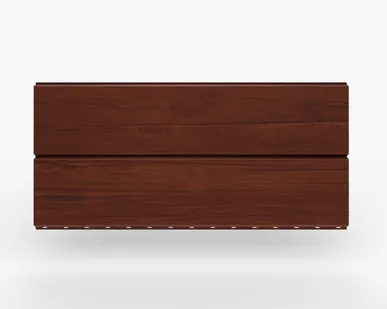 фото Сайдинг Металлический сайдинг «Евробрус» покрытие античный дуб Россия, 0.45-0.5 мм