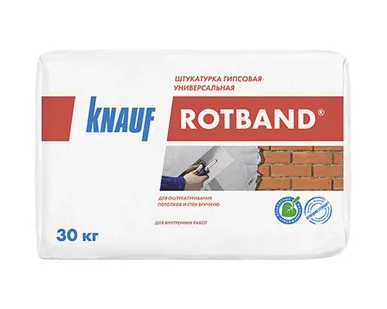 фото Штукатурка гипсовая Knauf Ротбанд 30 кг