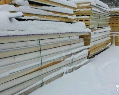 фото Сэндвич панели PIR 60 мм кровельные, 4,03 м