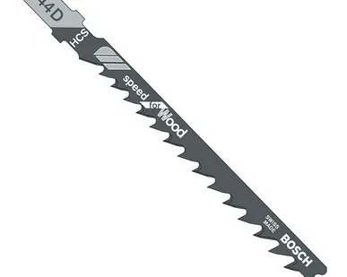 фото Bosch 5 Пилки лобз. Т144 D HCS, шаг 4-5,2мм, дл. 100мм, мягкая древесина