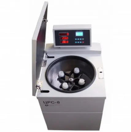 Фото №0  Медицинская центрифуга ЦРС-8 (до 3500 об/мин, 4х750 мл, с охлаждением)