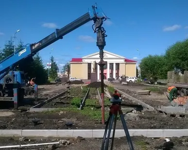 фото Буронабивная свая