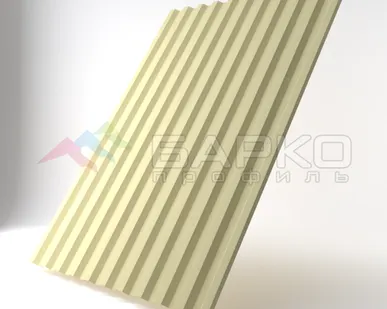 фото Профлист С-21 - 1050 мм (1000 мм) 00000693/5 RAL 1014 Полиэстер 0.5