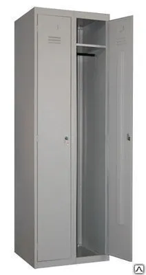 Фото №0 Шкаф для одежды металлический раздевальный