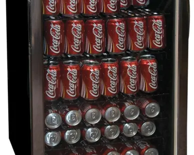 фото Шкаф холодильный со стеклом COOLEQ TBC-145 черный