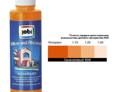 фото Краситель JOBI №908 (500мл) оранжевый