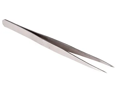 фото Пинцет 140мм прямой нержавеющая сталь REXANT