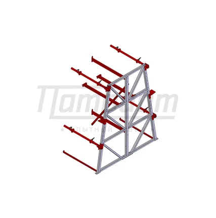 Фото №4 Сдвоенный стеллаж для кабеля СК2 2,3-2