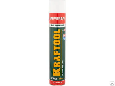 Фото №0 Пена монтажная Kraftool Kraftflex Premium Universal 750 мл для адаптера
