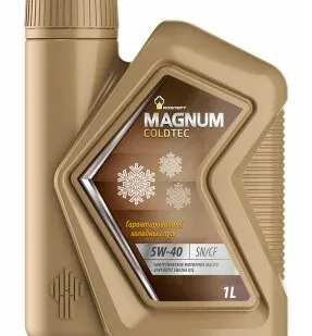 фото Масло моторное синт. Rosneft Magnum Coldtec 5W40 (e1L)
