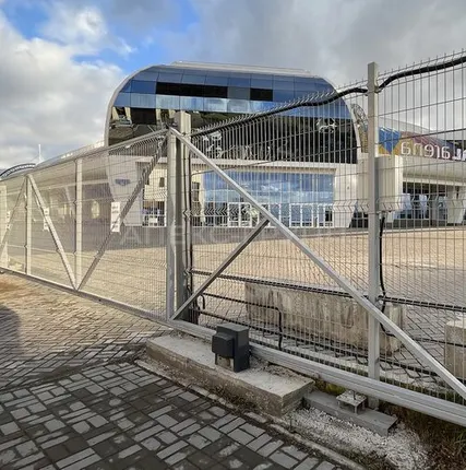 Фото №0 Ворота откатные для 3д забора 4000х2000 мм