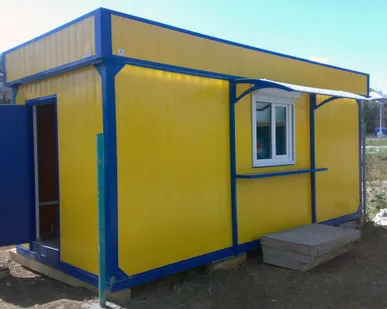 фото Домики секционные для строителей