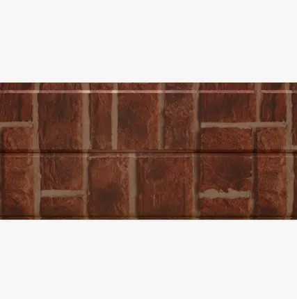 Фото №0 Сайдинг Фасадная панель «Софит» покрытие древний кирпич Россия, 0.45-0.5 мм