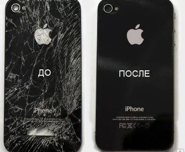 фото Замена задней крышки на iPhone 4 4s