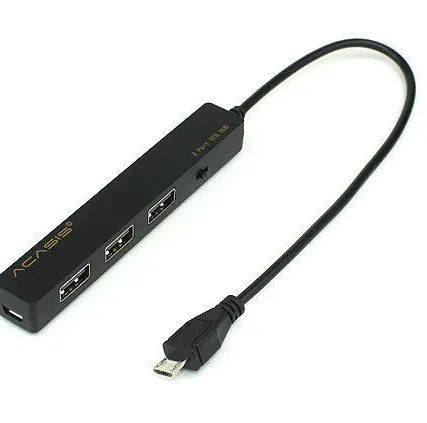 Фото №0 USB разветвитель 10070TW Acasis H027 OTG USB 3Ports FS