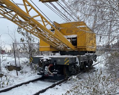 фото Железнодорожный кран КЖ-661
