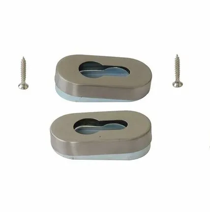 Фото №0 Накладки на профильный цилиндр к нажимному гарнитуру Elementis, нержавеющая сталь