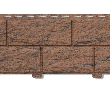 фото Фасадная панель ПОД КАМЕНЬ Двойной замок (ЮП) "Стоун-Хаус" жженый 3025*225 мм