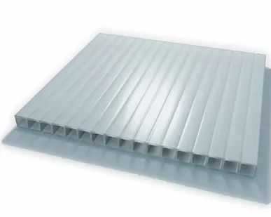 фото Сотовый поликарбонат WÖGGEL (Вогель) 4 мм молочный