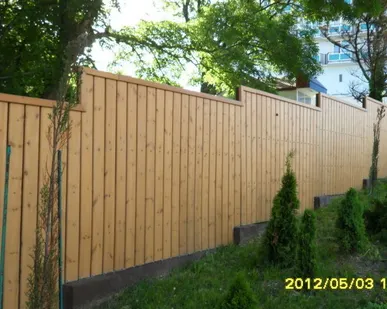 фото Заборы деревянные.