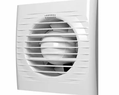 фото Вентилятор вытяжной осевой 125мм обр. клапан бел. ERA OPTIMA 5C