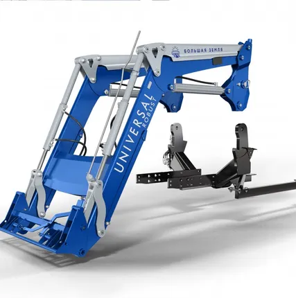 Фото №0 Погрузчик навесной фронтальный «Универсал Robust»  для МТЗ-82.1  Грузоподъемность: 1,6 т    Высота до оси вращения: 4 м