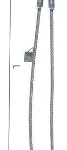 фото Строп канатный двухветвевой 2СК (опрессовка втулкой) 7,0м 12,5т