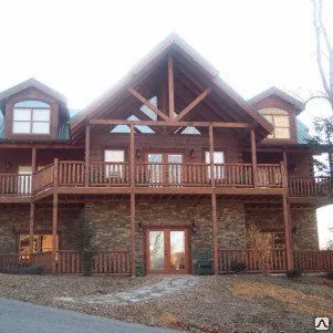 Фото №1 Фасадные панели для дома Альпийская Сказка УРАЛ, 1090*455 мм