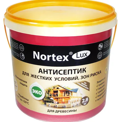 Фото №0 Антисептическая пропитка «Nortex®»-Lux для дерева