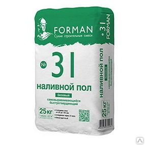фото НАЛИВНОЙ ПОЛ БАЗОВЫЙ 20-100 ММ, FORMAN 31