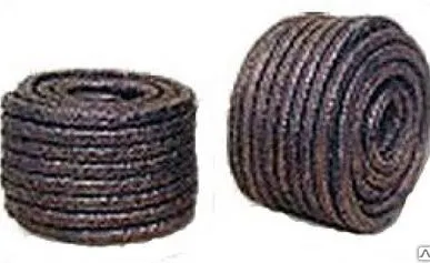 фото Набивка лубяная пропитанная графитированная ЛП-31 30-50мм,кг