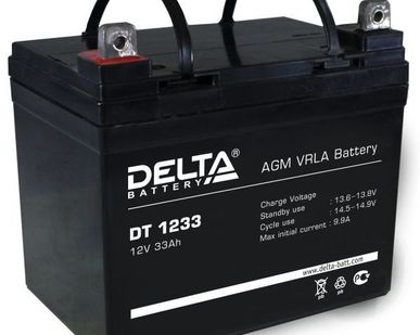 фото Аккумулятоp Delta DT 1233 [ 12В, 33Ач ]