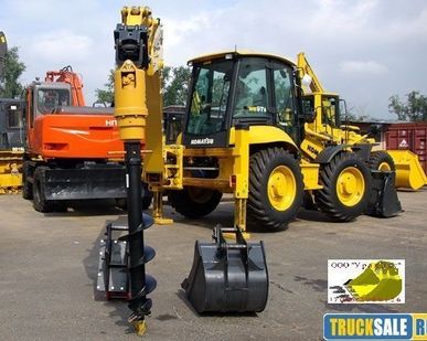 фото Ямобур на базе экскаватора jcb3cx в аренду