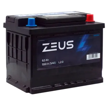 Фото №0 Аккумулятор ZEUS 62 Ач о.п.